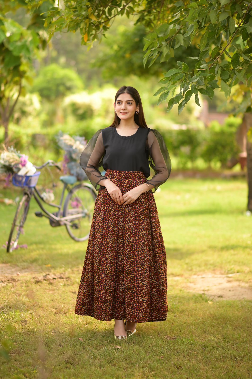 Choco shirt and skirt Summer