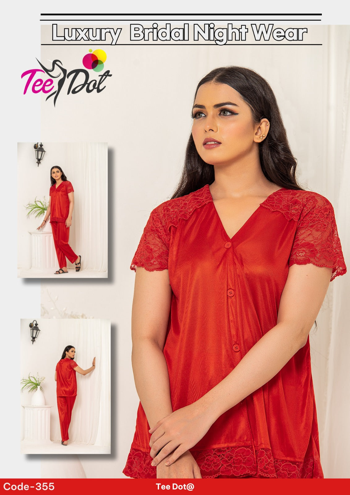 Soft Glow Set – Half-Sleeve Shirt & Pyjamas