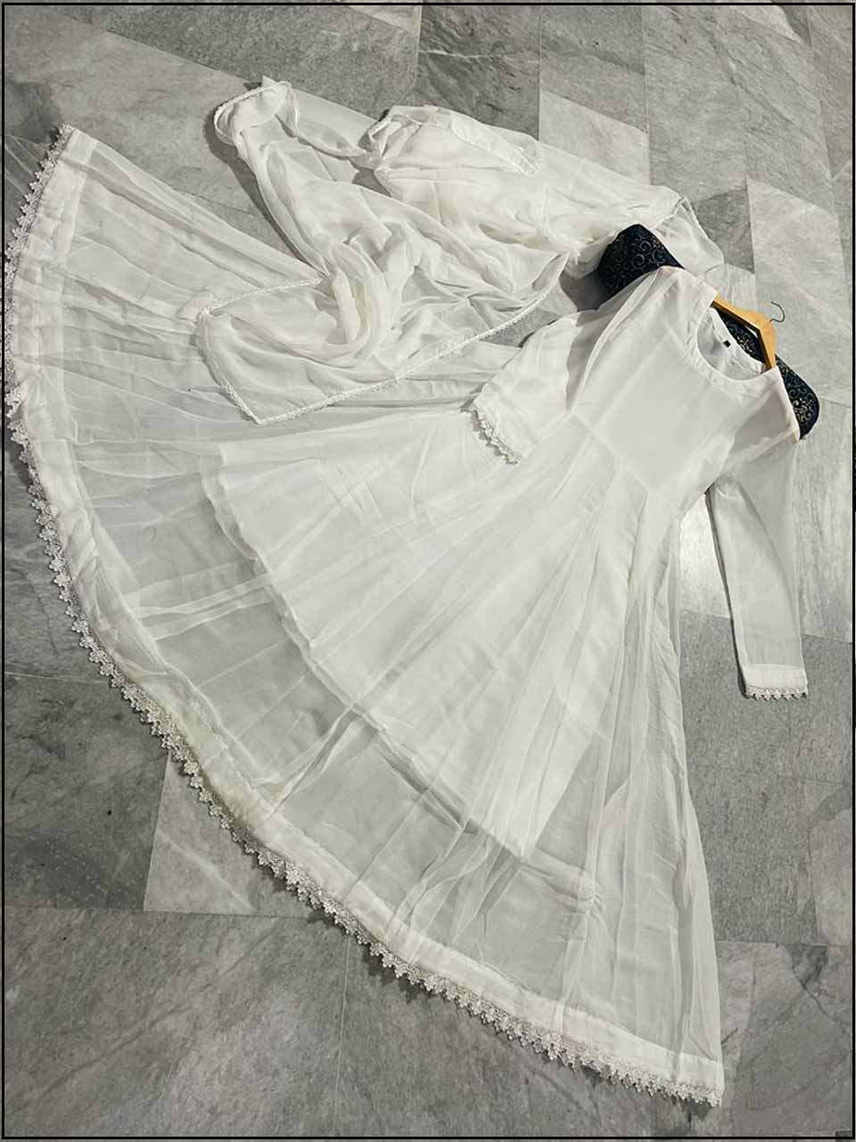 Entic Chiffon Dress 3piece Stitched