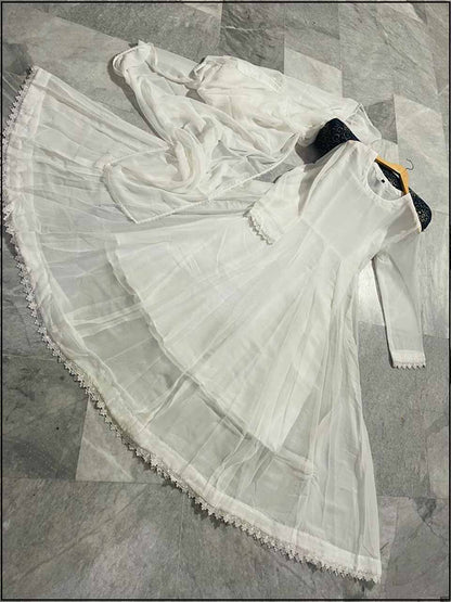 Entic Chiffon Dress 3piece Stitched