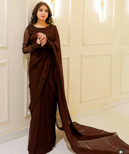 Noor-e-Jahan Stitched Saree