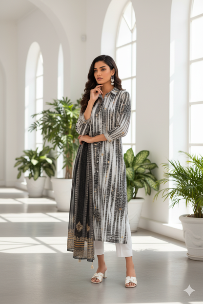 Ajwa 3 pcs pret with Dupatta