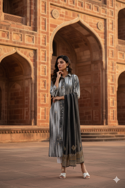 Ajwa 3 pcs pret with Dupatta