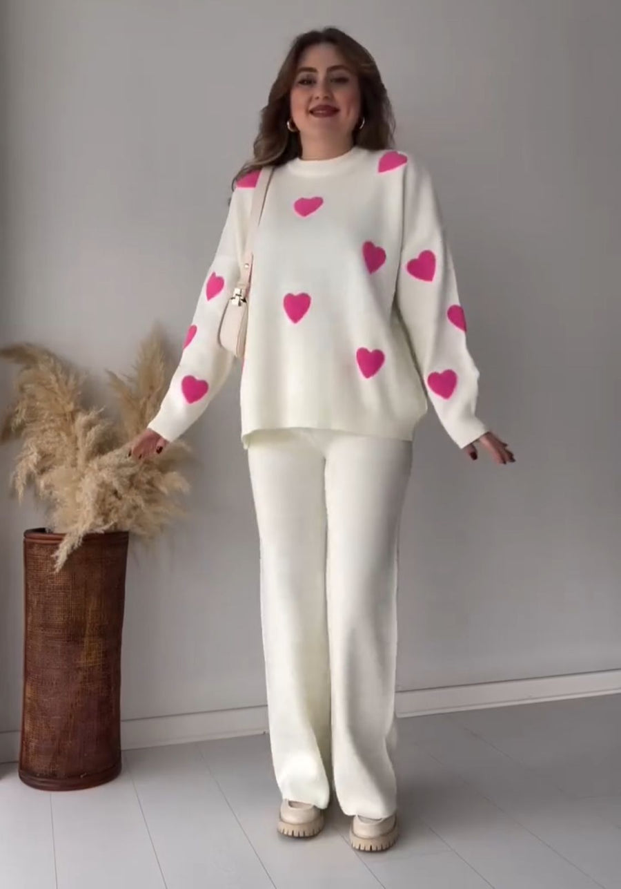 Heart Cord-set winter - Laraib Boutique