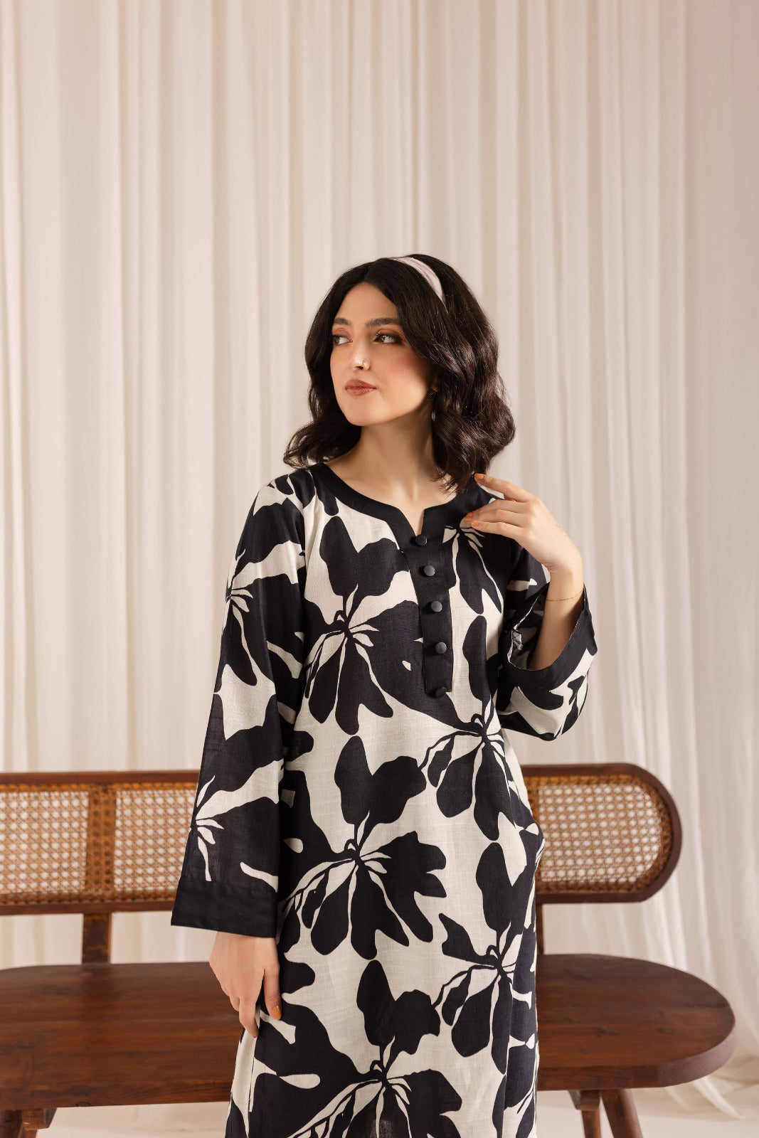 leaf Print 2pcs Pret