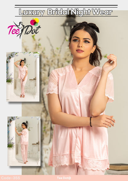 Soft Glow Set – Half-Sleeve Shirt & Pyjamas