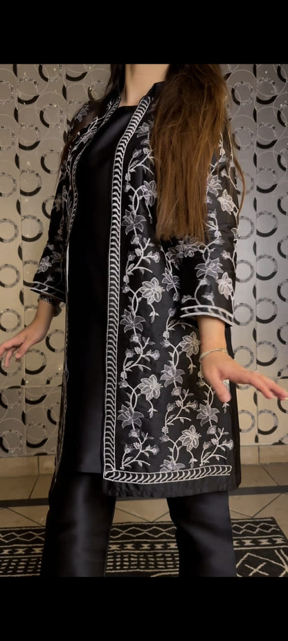 silver Gown 3Pcs pret