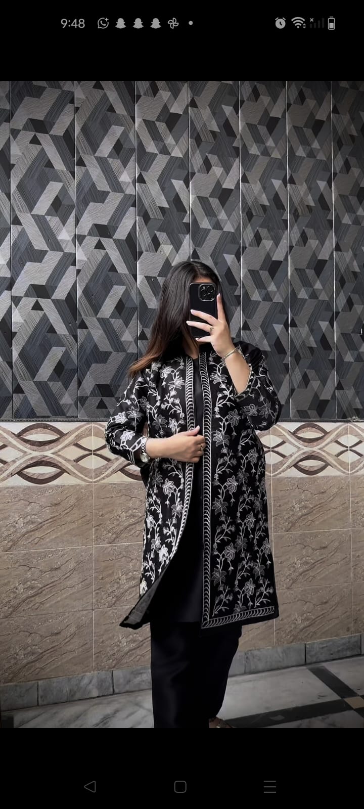 silver Gown 3Pcs pret