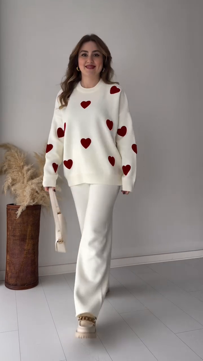 Heart Cord-set winter - Laraib Boutique