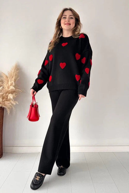 Heart Cord-set winter - Laraib Boutique