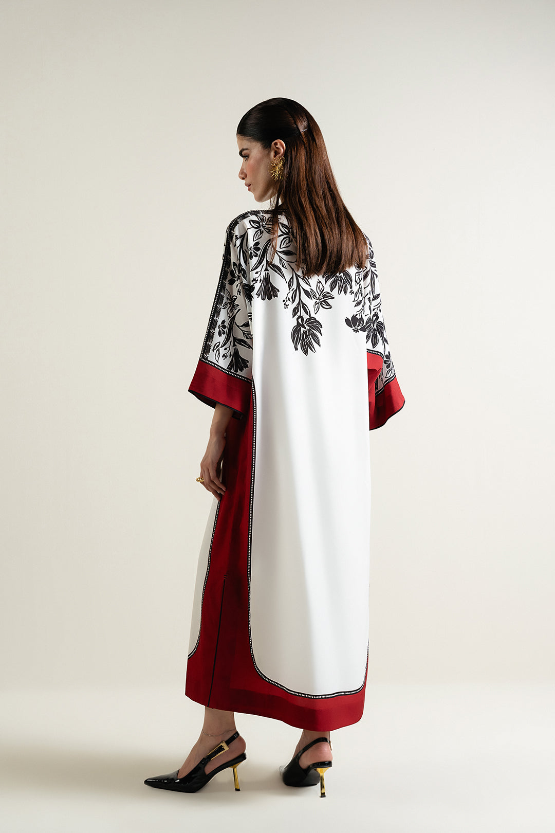 long printed shirt with dupatta -marhaba store