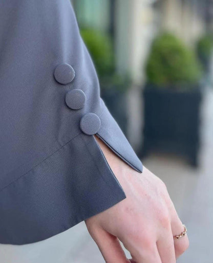 ARABIC GREY  ABAYA