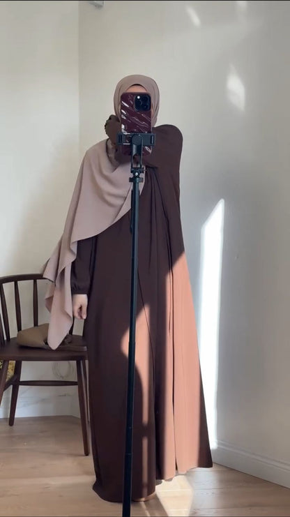 Modest abaya with Stroller