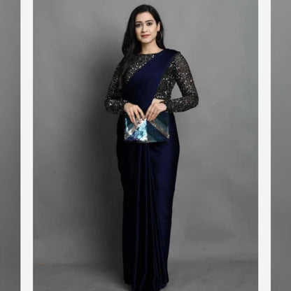 Sequence Stitched Saree